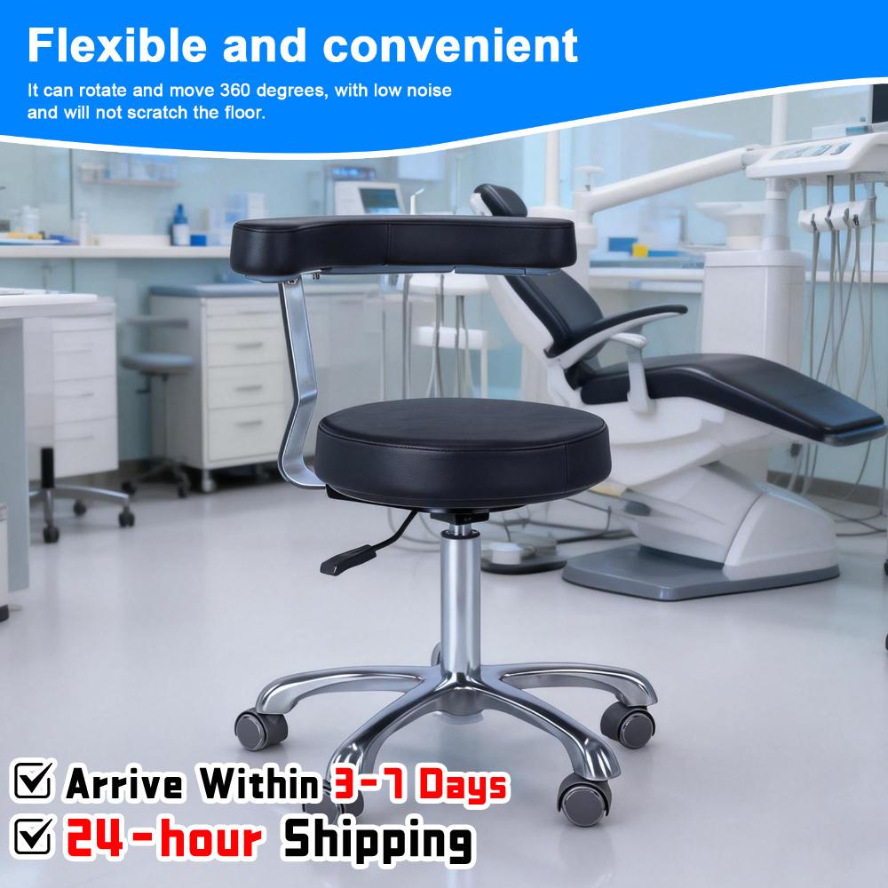 Medical Lab Chair - Heavy Duty Rolling Chair with Wheels