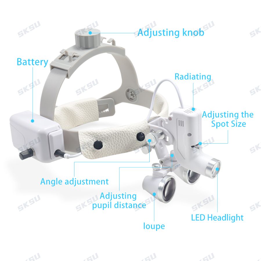 LED Dental LED Light Lamp Bino - مراجعة Led Medical Headlight وسعره