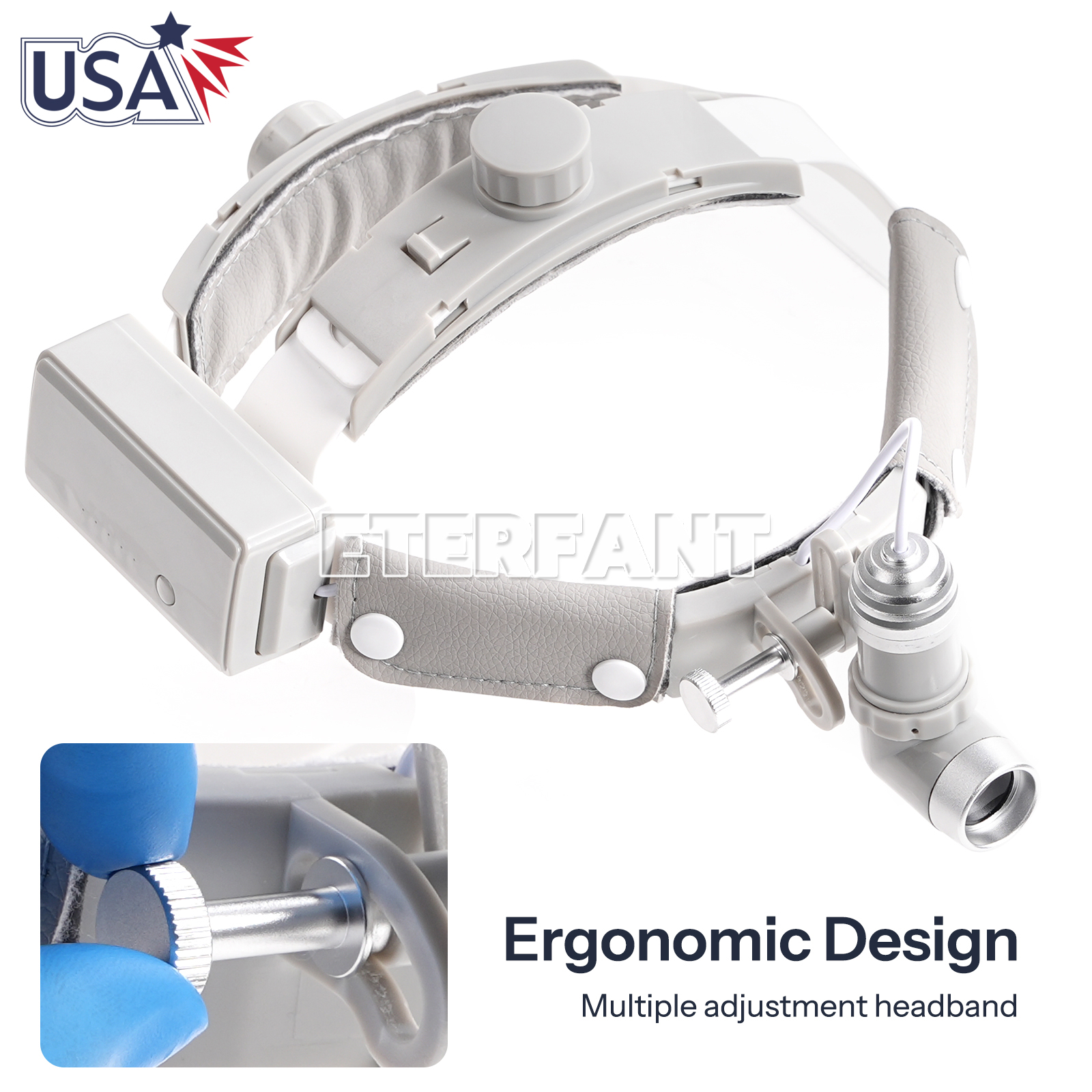 ETERFANT 10W LED Dental Medica - مراجعة Led Medical Headlight وسعره