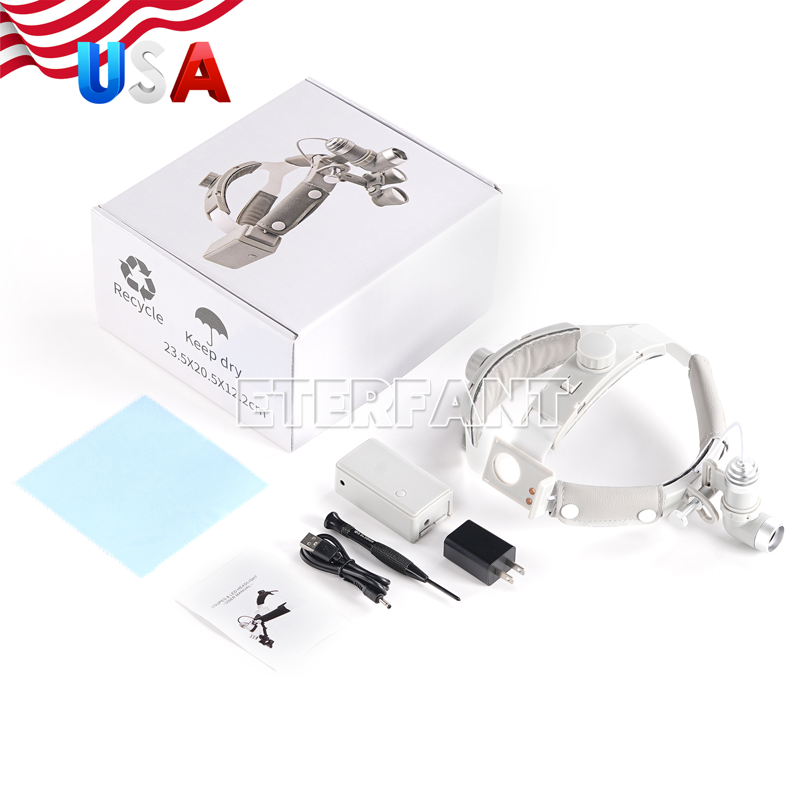 ETERFANT 10W LED Dental Medica - مراجعة Led Medical Headlight وسعره