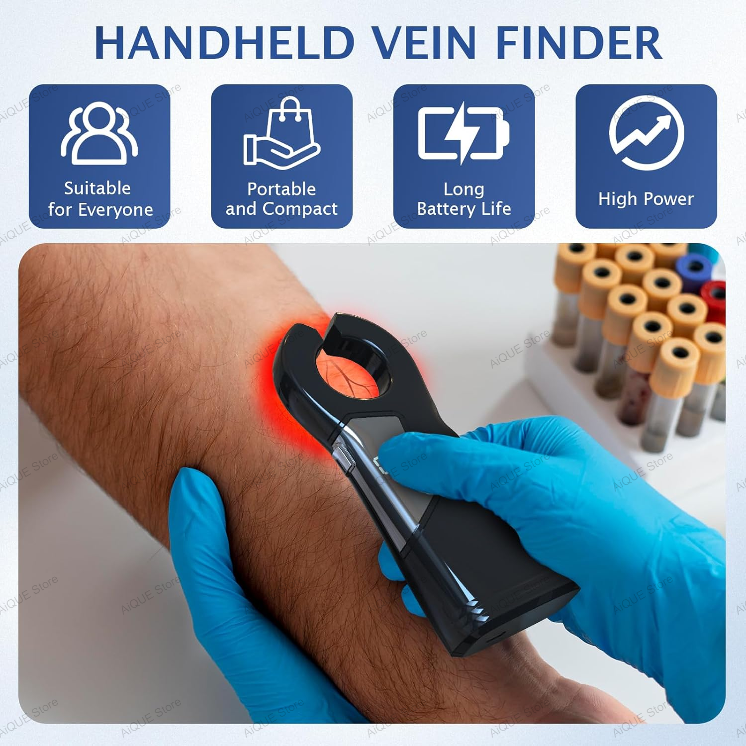AiQUE Vein Locator with Storag - مراجعة Medical Lab Machines وسعره