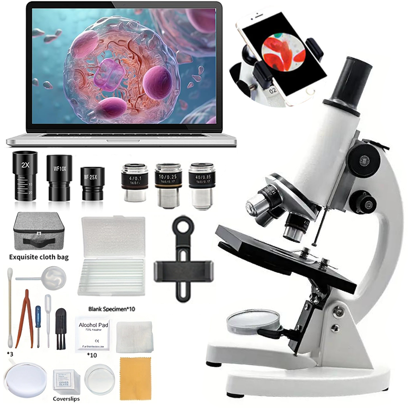 Monocular Optical Microscope 4 - مراجعة Medical Lab Microscope وسعره