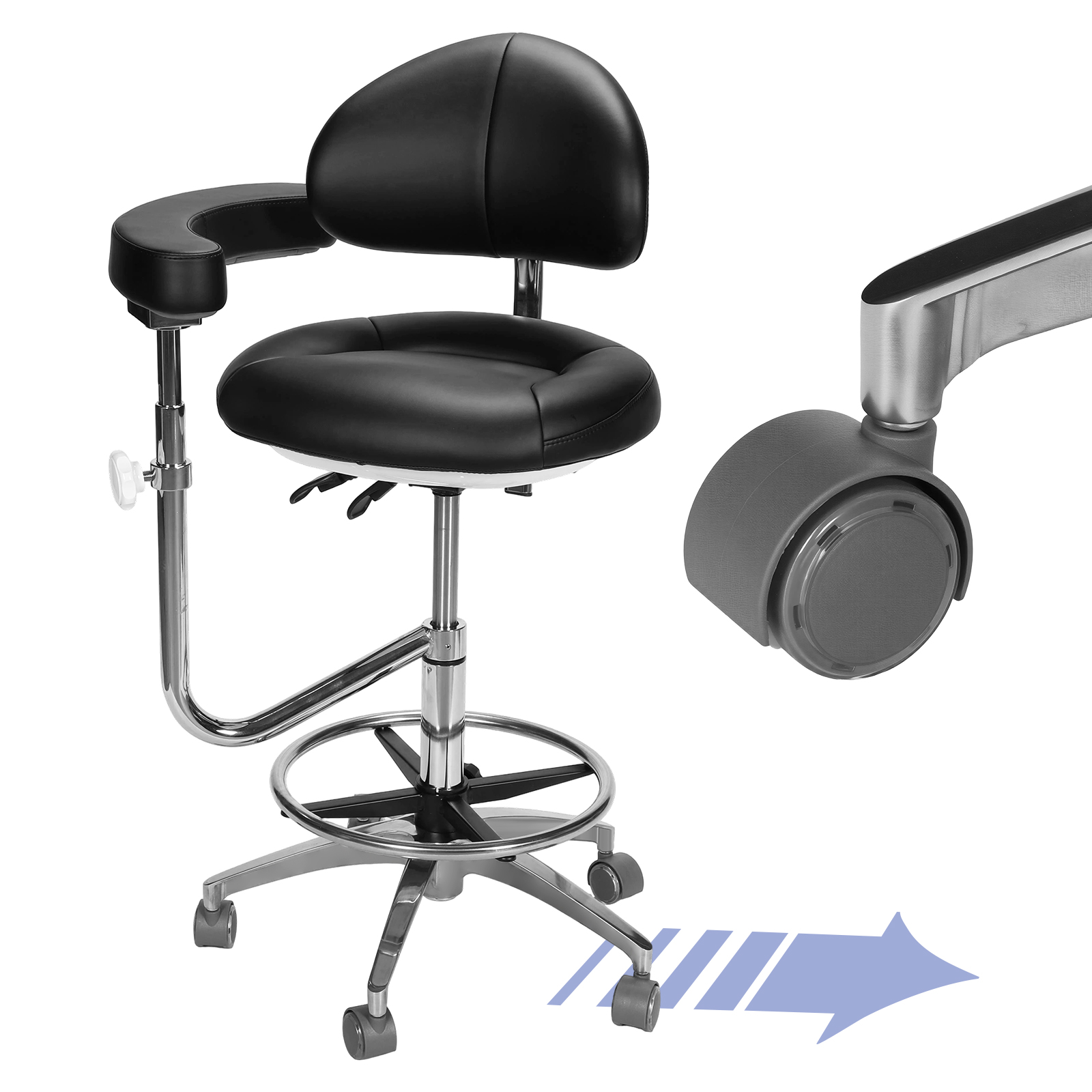 Dental Chair Ergonomic Doctor  - مراجعة Medical Lab Chair وسعره