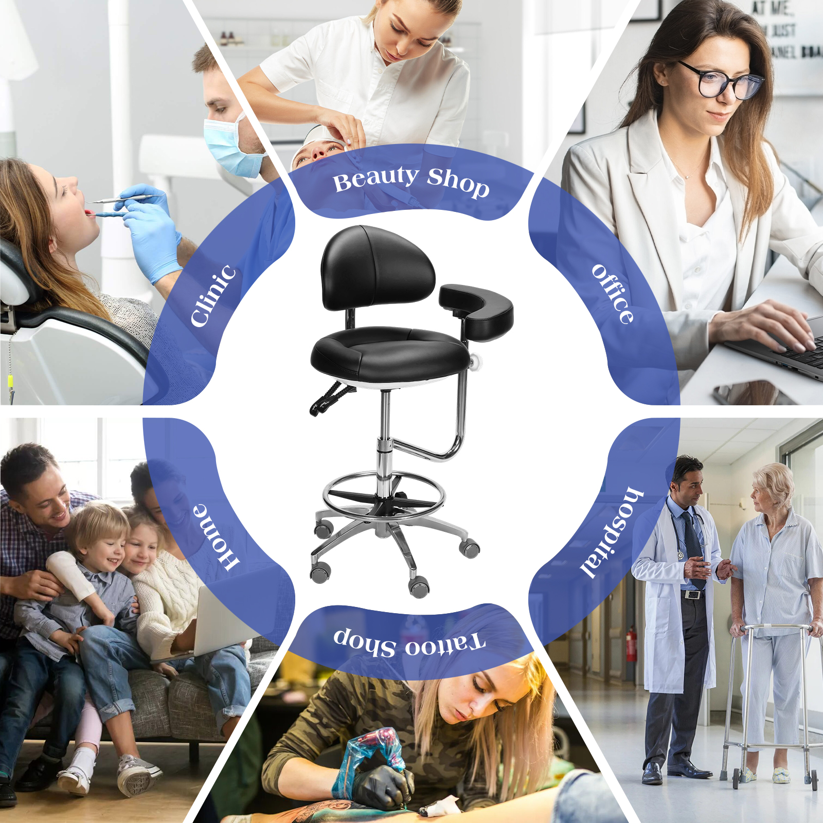 Dental Chair Ergonomic Doctor  - مراجعة Medical Lab Chair وسعره